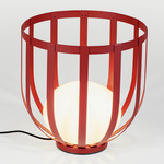 Bols Outdoor Floor Lamp - Oxide Red / White