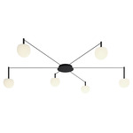 Circ Ceiling Light - Matte Black / White