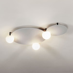 Circ Acoustic Ceiling Light - Light Grey / White