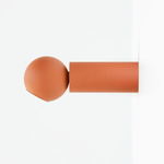 Compass Reading Wall Sconce - Terracotta Red
