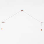 Compass Wall Sconce - Terracotta Red
