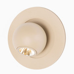 Compass Reading Wall Sconce - Beige