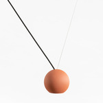 Compass Pendant - Terracotta Red