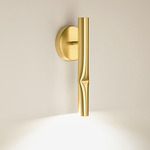 Flow Wall Sconce - Satin Gold