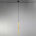 Flow Pendant - Satin Gold