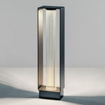 Frame 120V Outdoor Bollard - Anthracite / Transparent
