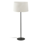 Windsor Floor Lamp - Linen / Matte Black
