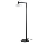 Tatawin Metal Floor Lamp - Satin Black / White