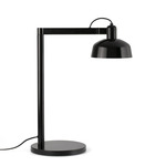 Tatawin Metal Table Lamp - Satin Black / Black