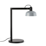 Tatawin Metal Table Lamp - Satin Black / Grey