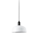 Tatawin Metal Pendant - Satin Black / White