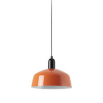 Tatawin Metal Pendant - Satin Black / Orange