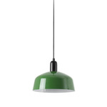 Tatawin Metal Pendant - Satin Black / Green