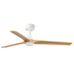 Heywood Ceiling Fan - Matte White / Pine