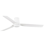Punt Tub Ceiling Fan - Matte White / Matte White