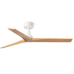 Klim Ceiling Fan - Matte White / Pine