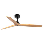 Klim Ceiling Fan - Matte Black / Pine