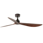 Outwood Ceiling Fan - Dark Brown / Walnut
