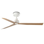 Marine Ceiling Fan - White / Oak