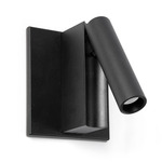 Cronos Reading Wall Sconce - Matte Black