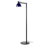Venice Floor Lamp - Satin Black / Blue