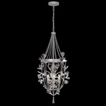 Volare Pendant - Patinated Silver / Crystal
