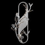 Volare Wall Sconce - Patinated Silver / Crystal