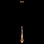 Rain Pendant - Ombre Copper / Copper Glass