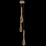 Rain Multi-Light Pendant - Ombre Bronze / Gold Glass
