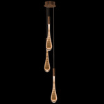 Rain Multi-Light Pendant - Ombre Copper / Copper Glass
