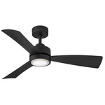 Iver Smart Ceiling Fan with Light - Matte Black / Matte Black