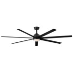 Current Smart Ceiling Fan with Light - Matte Black / Matte Black