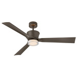 Vosh Smart Ceiling Fan with Light - Metallic Matte Bronze / Metallic Matte Bronze