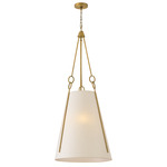 Danvers Pendant - Lacquered Brass / Paper White