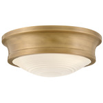 Ellis Ceiling Light - Heritage Brass / Etched Opal