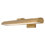 Alston Picture Light - Heritage Brass / White