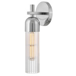 Soren Wall Sconce - Chrome / Clear