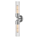 Soren Bathroom Vanity Light - Chrome / Clear