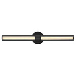 Georgette Bathroom Vanity Light - Black / Clear