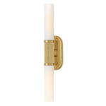 Thayer Wall Sconce - Lacquered Brass / Etched Opal