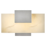 Cadiz Bathroom Vanity Light - Brushed Nickel / Alabaster
