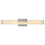 Cadiz Bathroom Vanity Light - Brushed Nickel / Alabaster