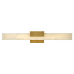 Cadiz Bathroom Vanity Light - Heritage Brass / Alabaster