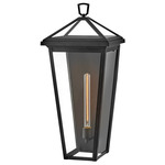 Alford Place Outdoor Wall Light - Museum Black / Clear