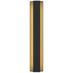 Strata Outdoor Wall Light - Black / Gold Leaf