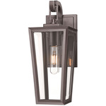 Madison Outdoor Wall Light - Bronze / Clear Glass