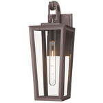 Madison Outdoor Wall Light - Bronze / Clear Glass