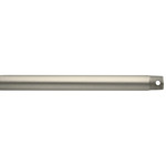 Ceiling Fan Downrod, Single Threaded - Brushed Nickel