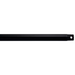 Ceiling Fan Downrod, Single Threaded - Matte Black