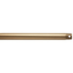 Ceiling Fan Downrod, Single Threaded - Champagne Bronze